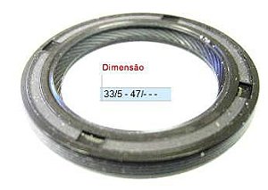 Retentor Motor Dianteiro - Virabrequim - Courier 1.4 16v 1996 a 1999