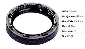 Retentor Lateral Coroa - Focus 1.6 8v/16v 2003 a 2013