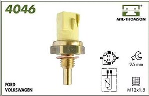 Sensor/Interruptor Temperatura Agua - Injeção Eletrônica - Escort 1.8/2.0 8v - CFI após 1994...