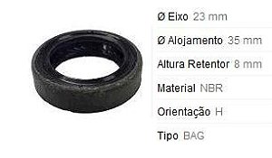 Retentor Eixo Piloto - Caixa Mudança - Astra 1.8/2.0 8v/16v 1994 a 2011