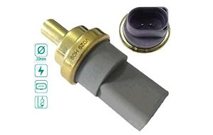 Sensor Temperatura Agua - Injeção Eletrônica - 2 Pinos - Gol G5 1.0 8v 2008 a 2012