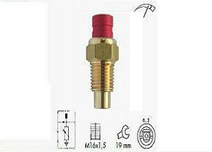 Sensor/Interruptor Temperatura - Relógio Painel - Brava 1.6 16v MPI após 2000...