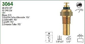 Sensor/Interruptor Temperatura - Relógio Painel - Blazer 2.2 8v - EFI/MPFI após 1995...