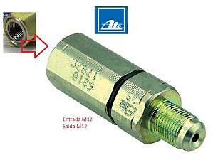 Válvula Equalizadora Freio - ATE - Tigra 1.6 8v 1997 a 1998 - Entrada M12 e Saida M12 - 25 Bar
