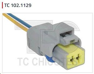 Chicote Sensor Temperatura - 2 Pinos - Uno 1.0 8v 1996 a 2013