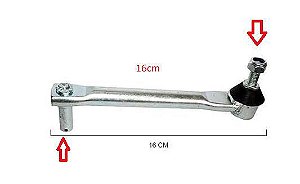 Haste Tirante Ligação Câmbio 16cm - Elba 1.3/1.5 8v 1986 a 1994