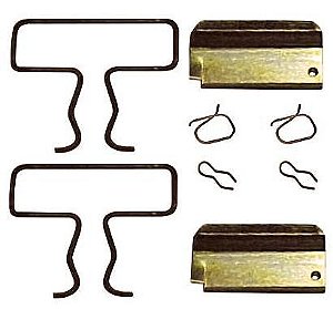 Kit Reparo Mola Pastilha Freio Dianteiro - Trava Pastilha - Fiat 147 1.050/1.3 8v 1983 a 1986