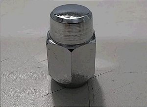 Porca Roda Dianteira e Traseira - Cromado 17mm - 12x1,25 - Chery S18 1.3 16v 2011 a 2012