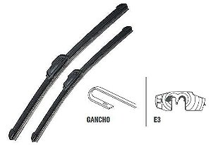 Par Palheta Dianteira 26"/14" - Santa Fe 3.3 24v 2013 a 2017 - Lado Motorista / Passageiro - Conexão G