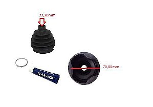 Kit Coifa Homocinética Câmbio LE - 207 1.4 8v - 1.6 16v - Maior 2007 a 2009