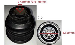 Kit Coifa Homocinética Câmbio LE - Rolamento 25,8mm - Kangoo 1.0/1.6 8v/16v 1998 a 2007