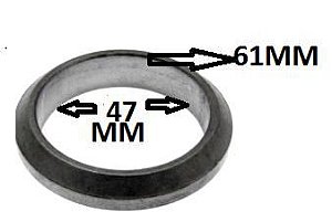 Anel/Gaxeta Escapamento - Menor - Gol G3 1.0 8v 1999 a 11/2000
