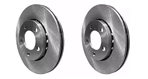 Par Disco Freio Dianteiro - Polo 1.0 16v 2002 a 2014 - 5 Furos