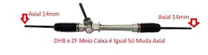 Caixa Direção - Mecânica - Axial 14mm - Celta 1.0/1.4 8v 2000 a 2015 - Remanufaturado -  Com Peças Novas