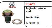 Bujão Carter Óleo Motor - Etios 1.3 16v - 1.5 16v após 2013...