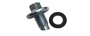 Bujão Carter Óleo Motor Com Anel - Focus 1.6 8v - 1.8/2.0 16v 2000 a 2013
