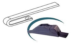 Palheta Dianteira 16" - Mobi 1.0 8v/16v 2016 a 2019 - Lado Passageiro - Conexão G
