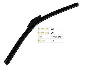 Palheta Dianteira 21" - Versa 1.0 12v - 1.6 16v após 2012... - Lado Motorista Conexão G