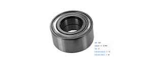 Rolamento Roda Dianteira Linea 1.4 16v T-JET 2008 a 2016 - C/ABS