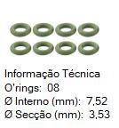 Kit Reparos Filtros Bico Injetor Grosso - Magnetti / Bosch / Rochester - Twingo 1.0 16v 2001 a 2007