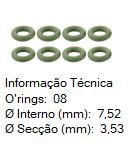 Kit Reparos Filtros Bico Injetor Grosso - Magnetti / Bosch / Rochester - Gol G3 1.0 8v - Mi 1999 a 2005
