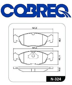 Pastilha Freio Dianteiro - Corsa 1.0/1.4 8v 1996 a 2008