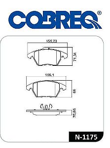 Pastilha Freio Dianteiro - Peugeot 308 1.6/2.0 16v 2007 a 2012-