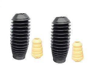 2 Kit Amortecedor Dianteiro - Courier 1.4 16v - 1.6 8v 1997 a 2013 - Batente / Coifa