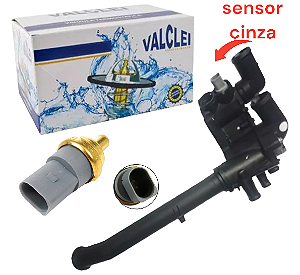 Válvula Termostática e Carcaça/Cavalete - Saveiro G5 / G6 / G7 1.6 8v após 2008...