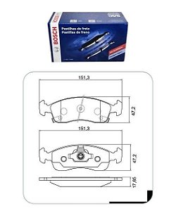 Jogo Pastilha Freio Dianteiro - Prisma 1.0/1.4 8v - LT / LTZ 2013 a 2019