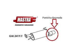 Escapamento Traseiro - Astra Hatch 2.0 8v 2001 a 2011