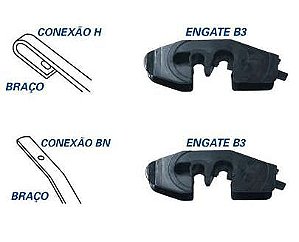 Palheta Dianteira 18"/18" - Astra Hatch 1.8/2.0 8v 1995 a 1998
