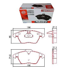 Jogo Pastilha Freio Dianteiro - Citroen C5 1.6 16v 2011 a 2012