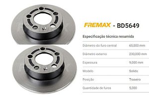 Par Disco Freio Traseiro - Virtus 1.0 12v após 2018...