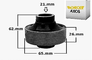 Bucha Bandeja Dianteira P/Traseira - Yaris 1.3/1.5 16v após 2018...