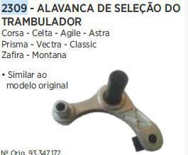 Suporte Trambulador - Cabo Engate Marcha/Cabo da Transmissão - Montana 1.4/1.8 8v 2006 a 2010