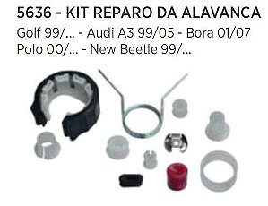 Kit Parcial da Alavanca Câmbio - Polo após 2000...
