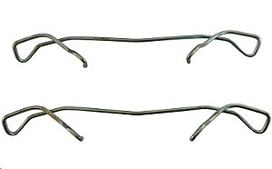 Kit Reparo Mola Pastilha Freio Dianteiro - Ecosport 1.0/1.6 8v - 2.0 16v 2003 a 2012 - Trava Pastilha