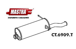 Escapamento Traseiro - Xsara Picasso 1.6/2.0 16v 1999 a 2005
