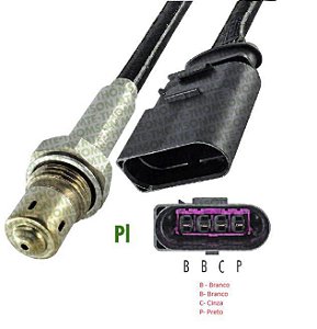 Sonda Lambda - Spacefox 1.6 8v - EA111 e VHT 2008 a 2014