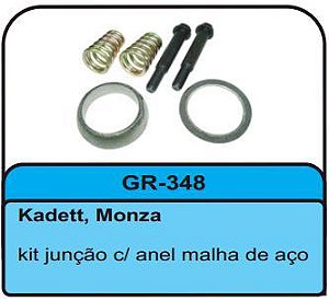 Kit Anel/Gaxeta Escapamento - C/Mola + Parafuso - Monza