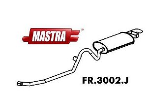 Conjunto Escapamento Traseiro e Intermediário - Del Rey 1.6 8v 1979 a 1983
