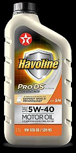 Litro Óleo Motor - Havoline 5w40 - 508-509 MB/229.52 - 226.5 - Linha BMW e Mercedes