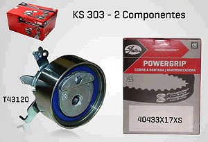 Kit Correia Dentada - Idea 1.8 8v 2005 a 2016 - 111 Dentes / 17mm