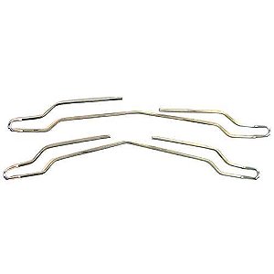 Kit Reparo Mola Freio Dianteiro - Astra 1.8/2.0 8v/16v 1998 a 2012 - 2 Roda