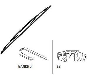 Palheta Dianteira 19" - Fiorino 1.3/1.5/1.6 8v 1987 a 2013