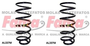 Par Mola Suspensão Traseira - Palio Weekend Adventure Locker 1.8 8v 2004 a 2010