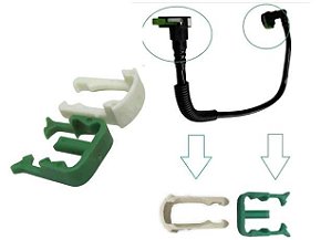 Trava Engate Conector Filtro Combustivel - Spin 1.8 8v 2012 a 2018 - 1 grande + 1 pequena