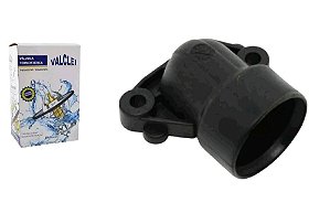 Flange Plástica Cotovelo Válvula Termostática - Sandero 1.0 16v após 2008...