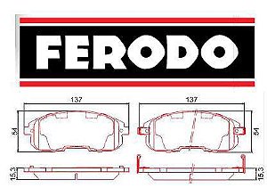 Jogo Pastilha Freio Dianteiro - Sentra 2.0 16v após 2013...